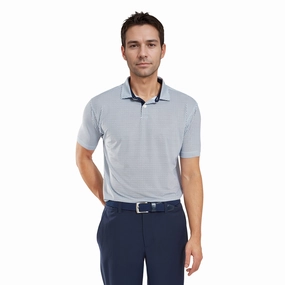 FootJoy Irongate Print Lisle Golf Shirt