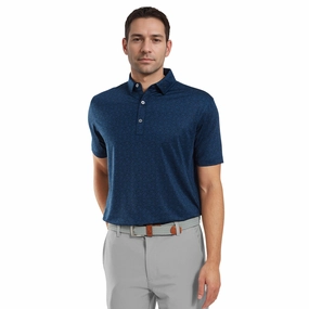 FootJoy Painted Floral Lisle Golf Shirt