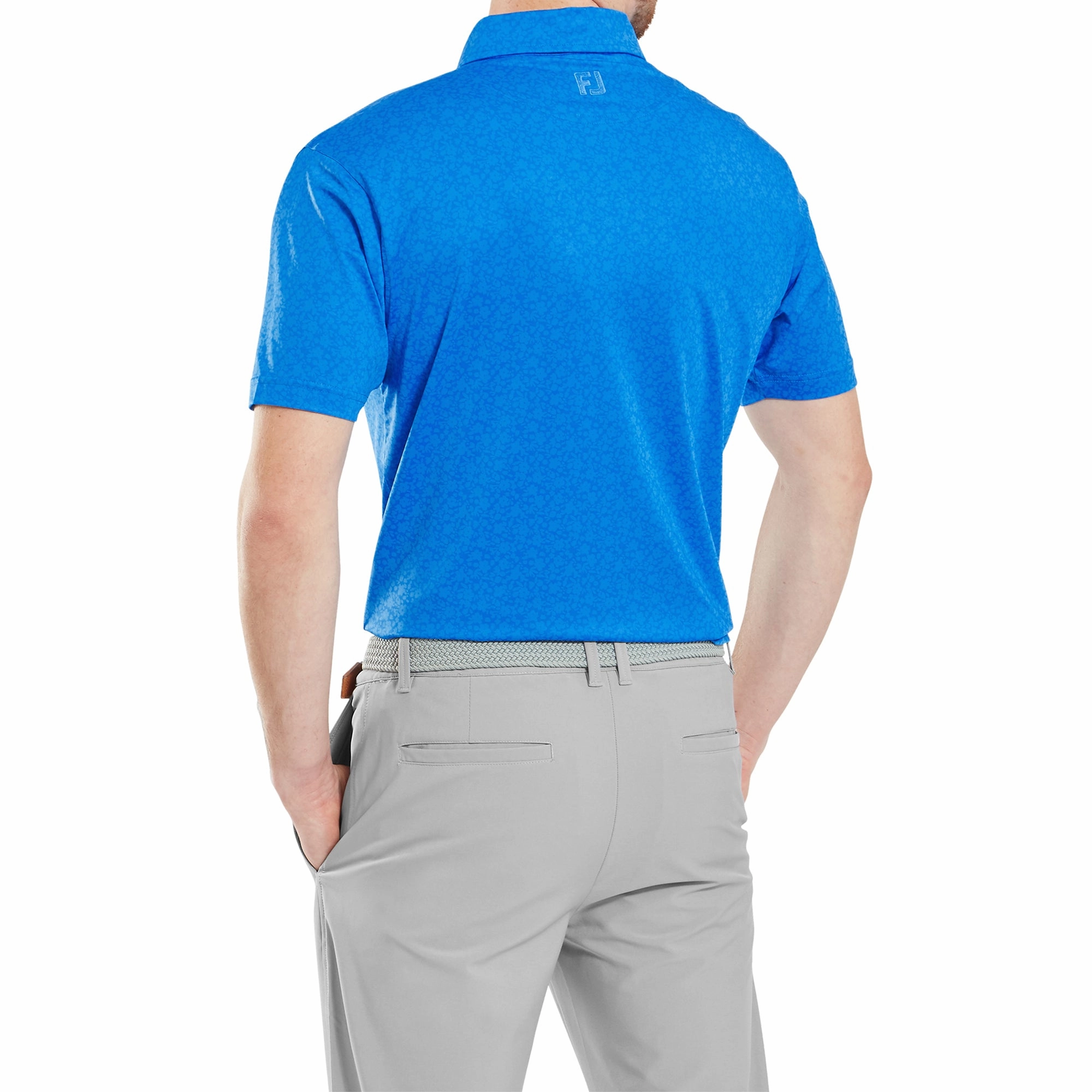 FootJoy Painted Floral Lisle Golf Shirt
