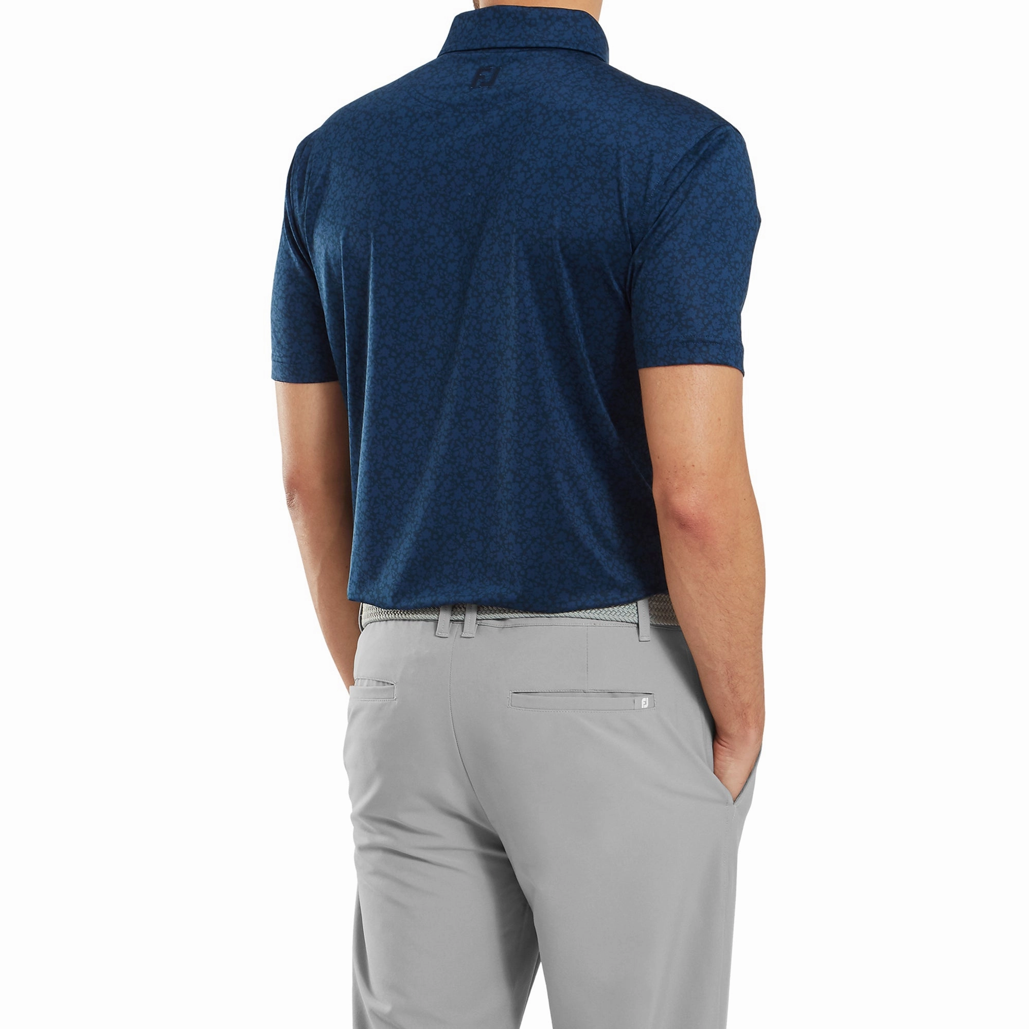 FootJoy Painted Floral Lisle Golf Shirt