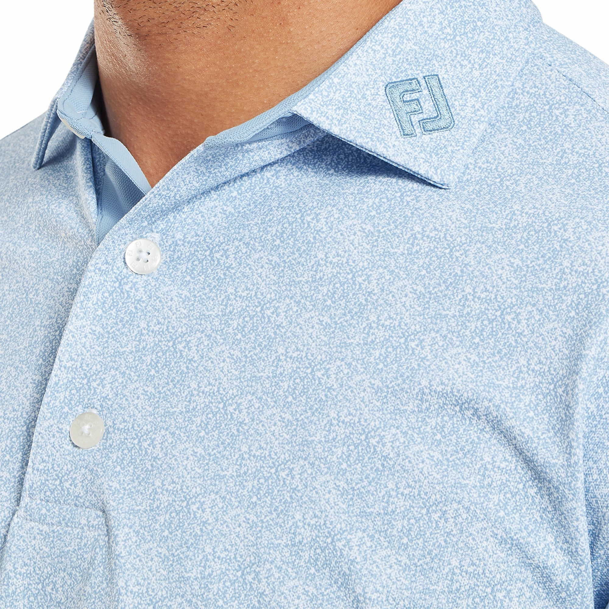 FootJoy Speckle Print Pique Golf Shirt
