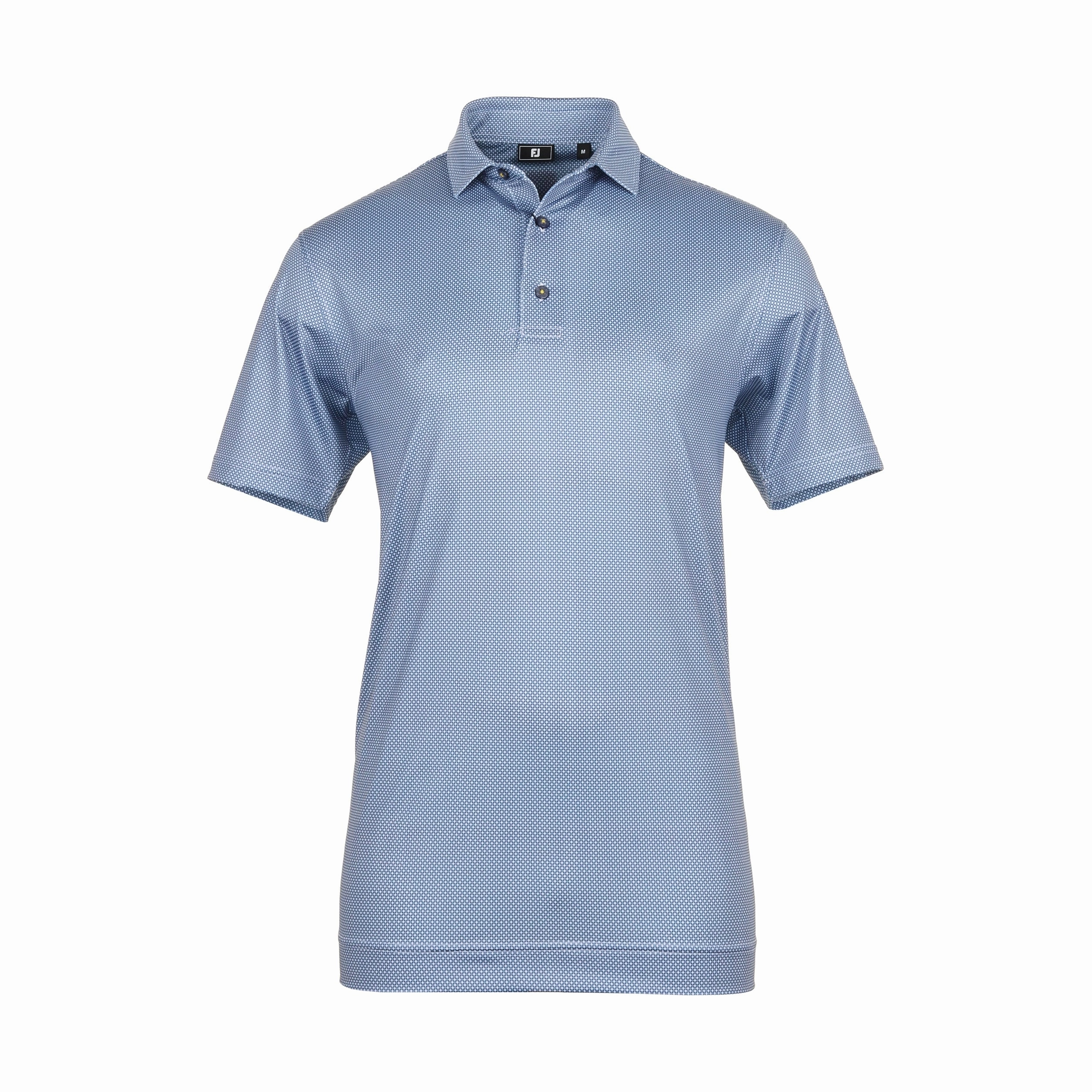 FootJoy The Open Octagon Print Lisle Golf Shirt
