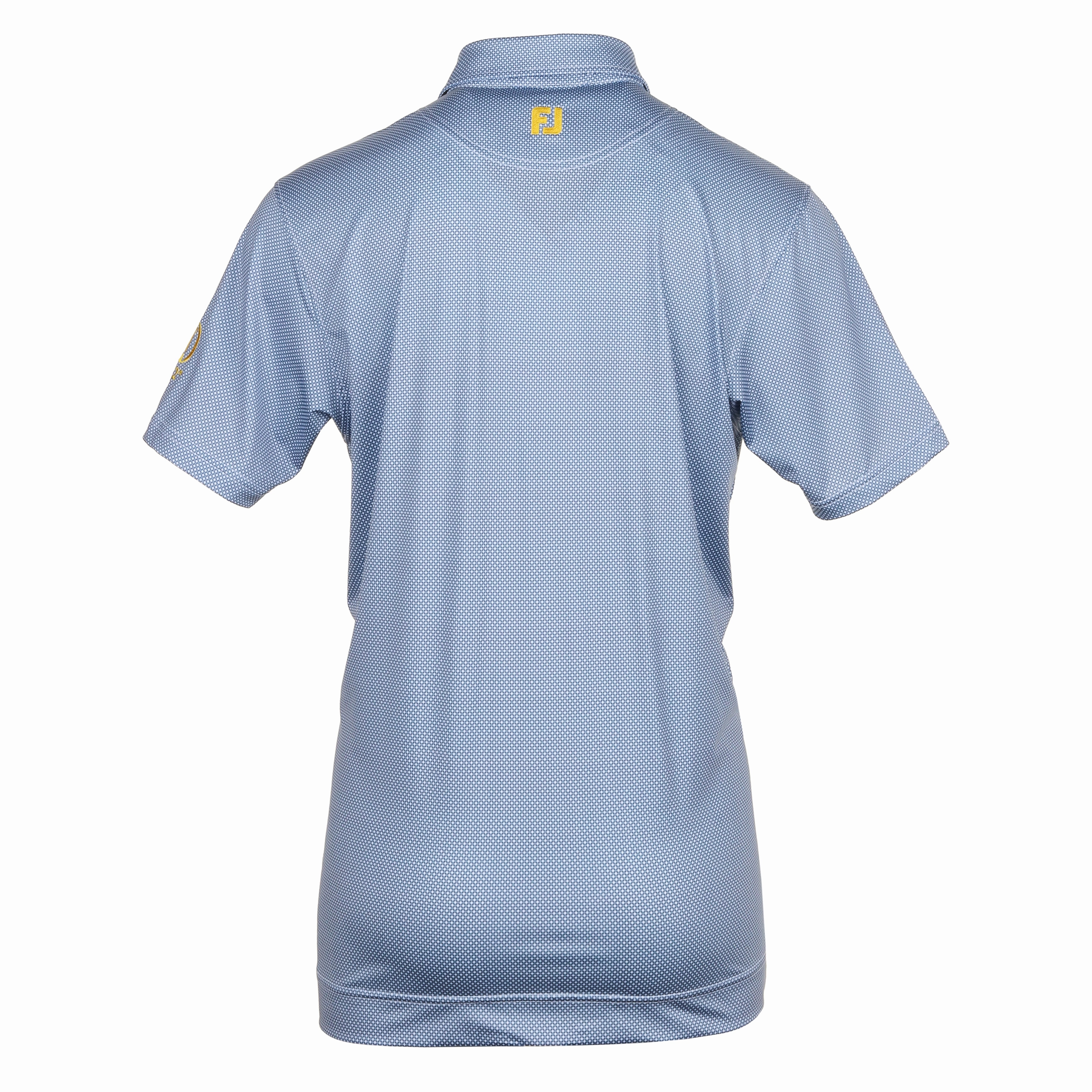 FootJoy The Open Octagon Print Lisle Golf Shirt
