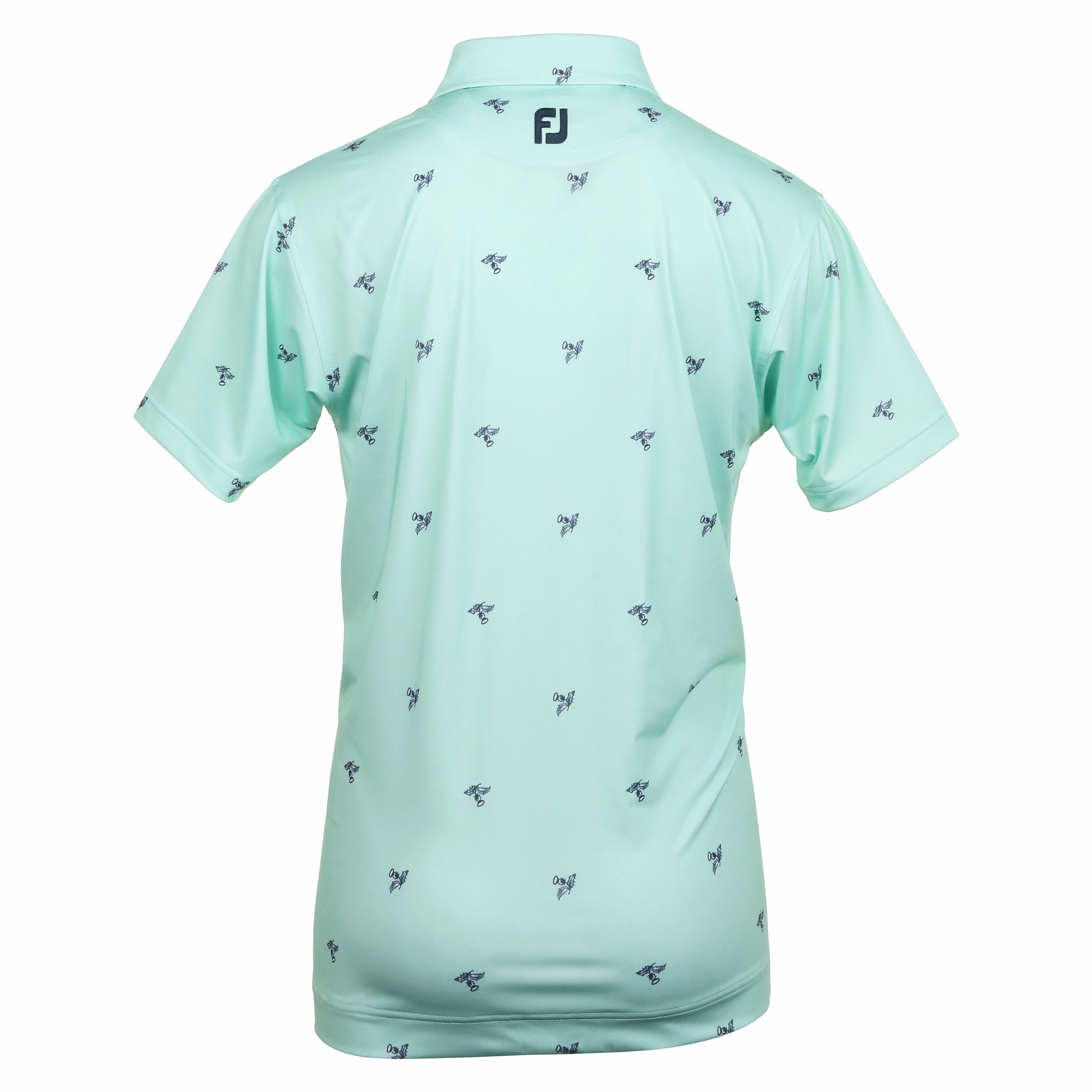 FootJoy Thistle Print Lisle Golf Shirt