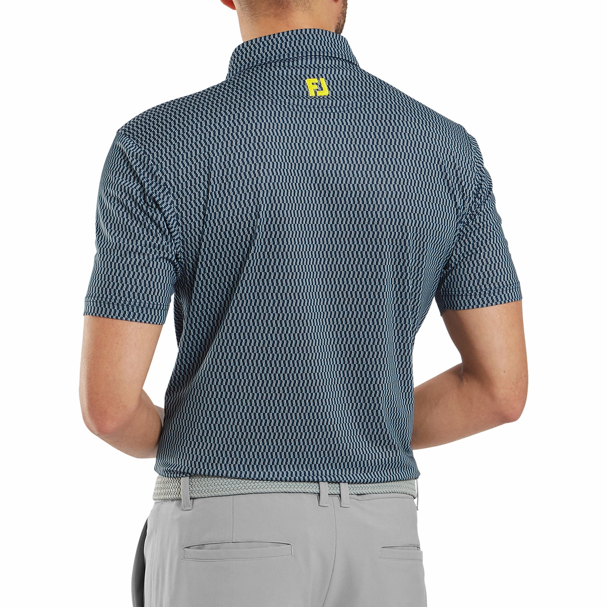 FootJoy Wiggle Print Lisle Golf Shirt