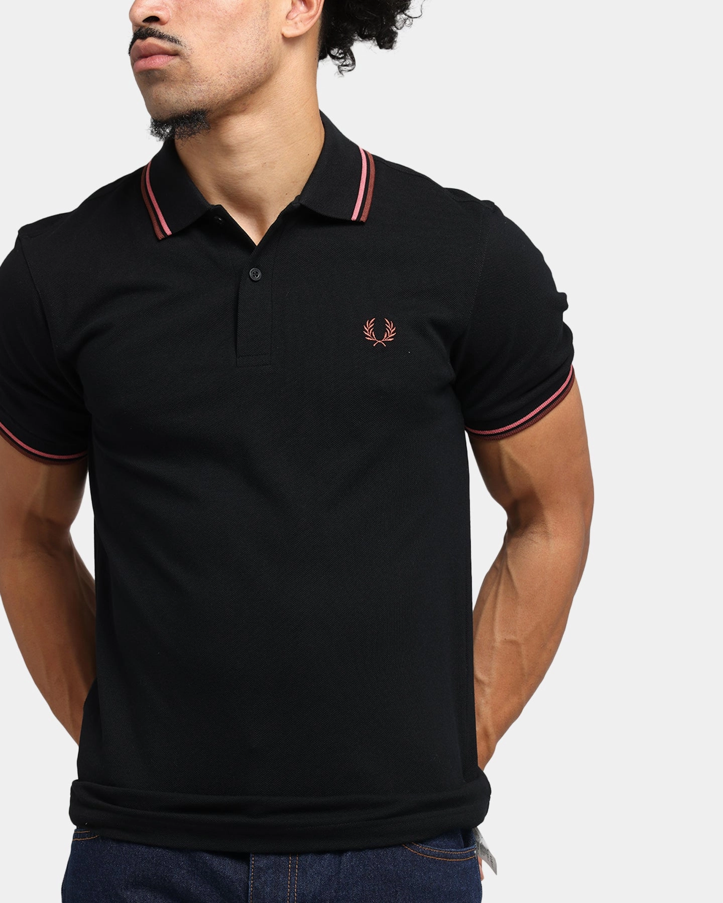 Fred Perry Twin Tipped Polo Shirt Black