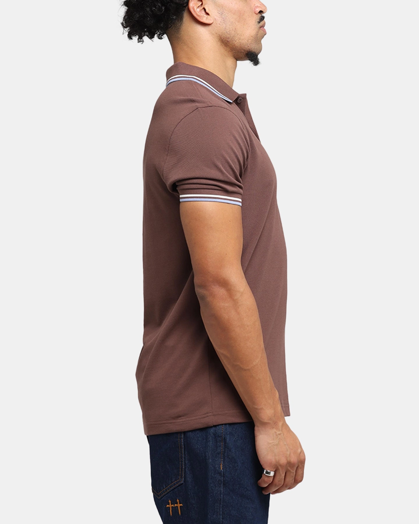 Fred Perry Twin Tipped Polo Shirt Brick