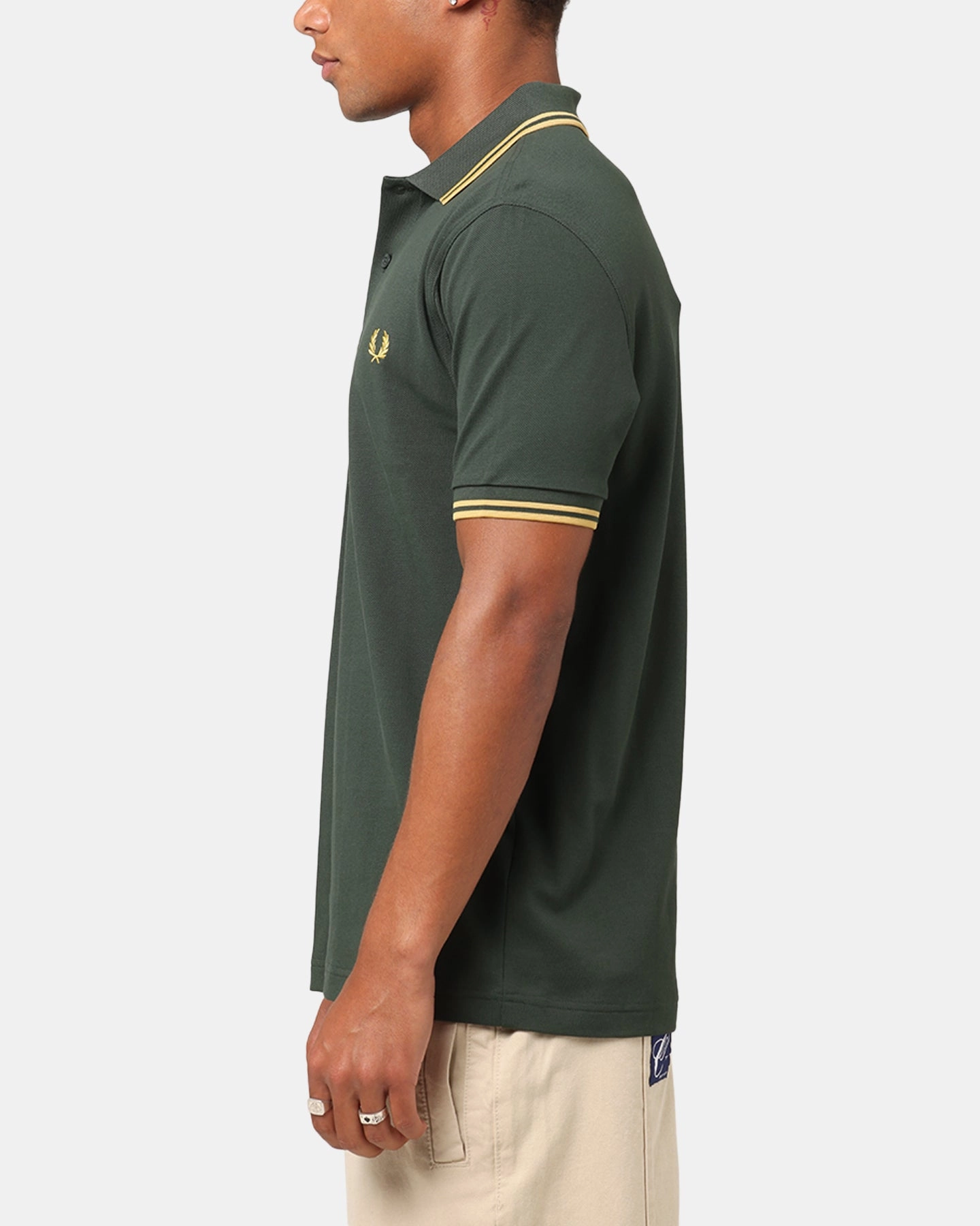 Fred Perry Twin Tipped Polo Shirt Green