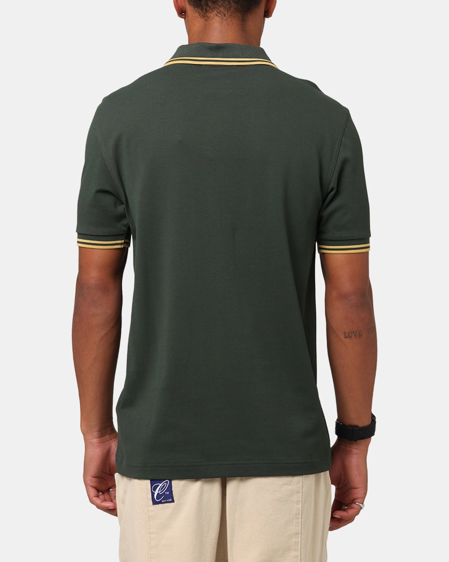 Fred Perry Twin Tipped Polo Shirt Green
