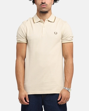 Fred Perry Twin Tipped Polo Shirt Oat