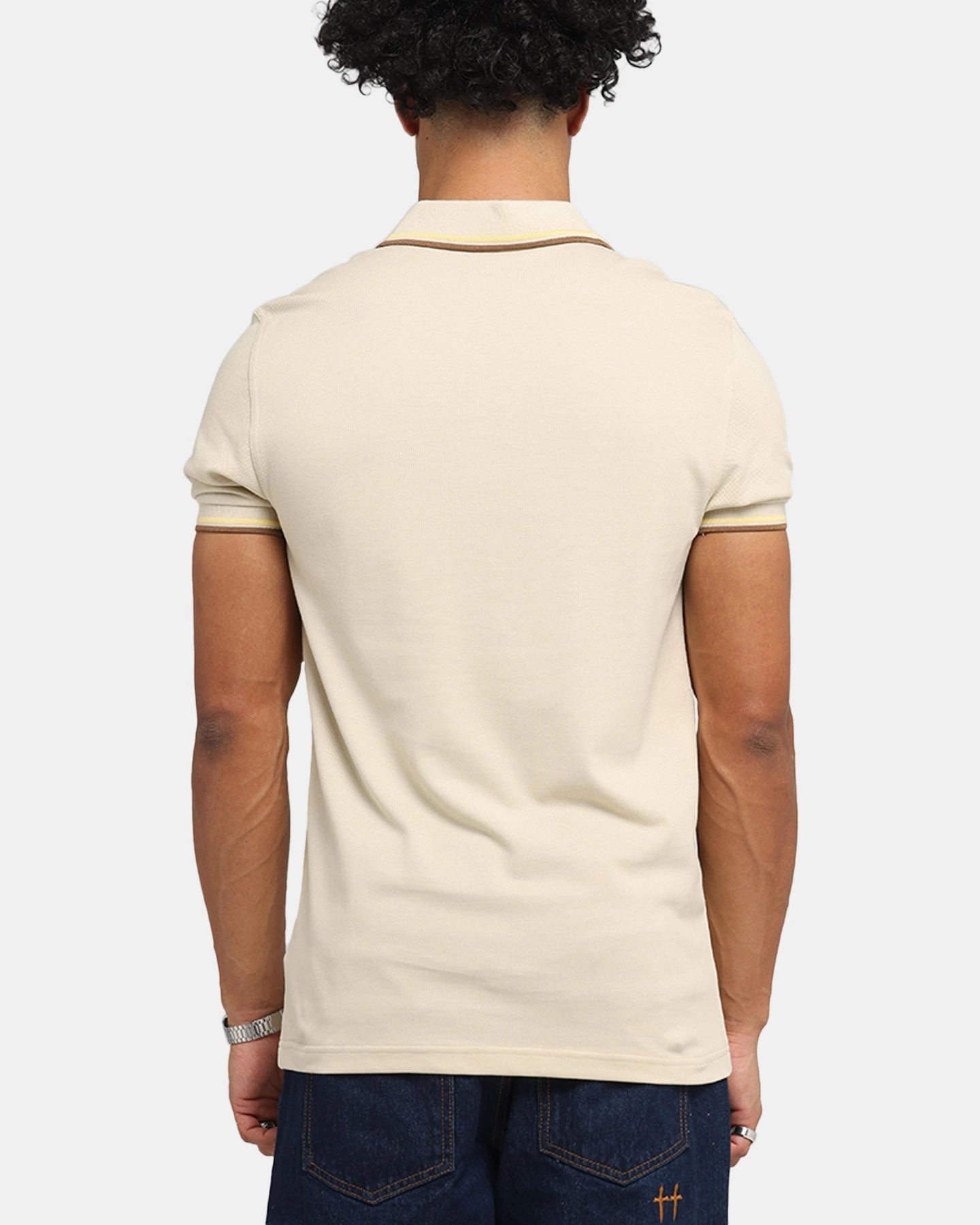 Fred Perry Twin Tipped Polo Shirt Oat
