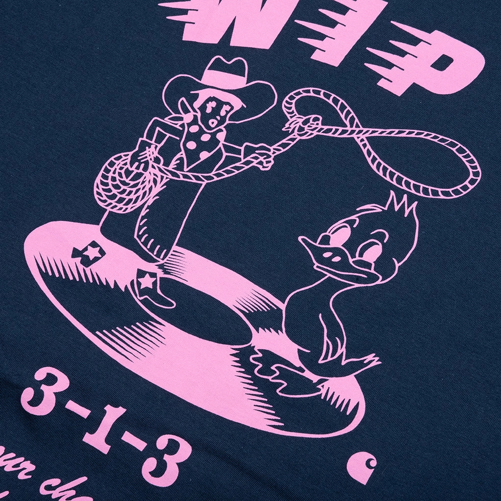 Friendship S/S T-Shirt - Air Force Blue/Light Pink