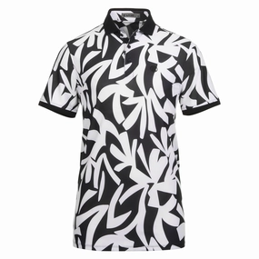 G/FORE Contrast Palm Tech Pique Polo
