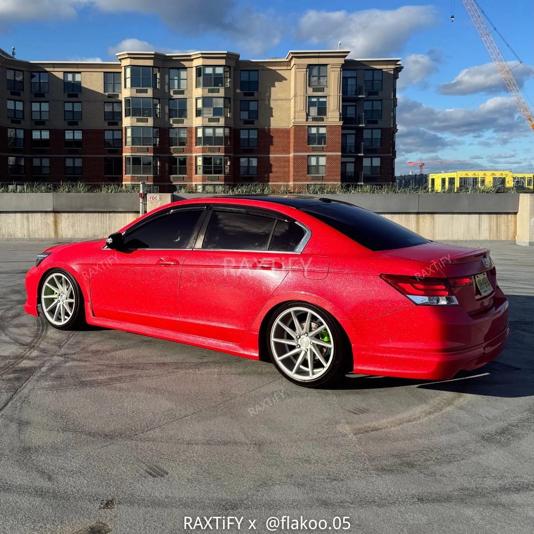 Gloss Diamond Pearl Red Vinyl Wrap