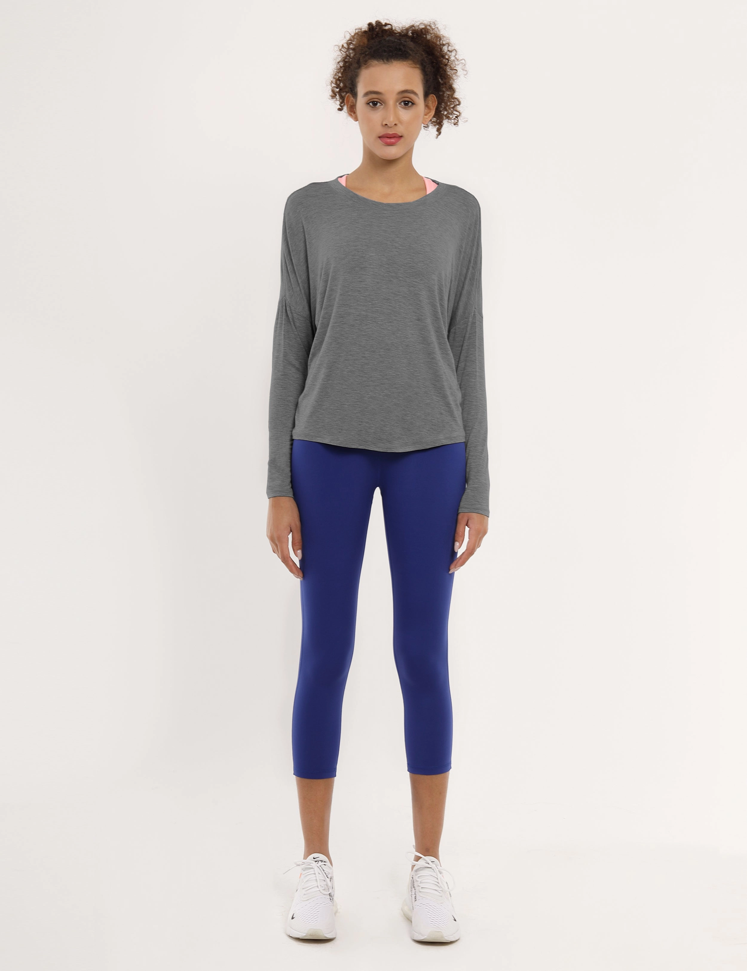 Golf Batwing Tunic Tops heathercharcoal_Golf