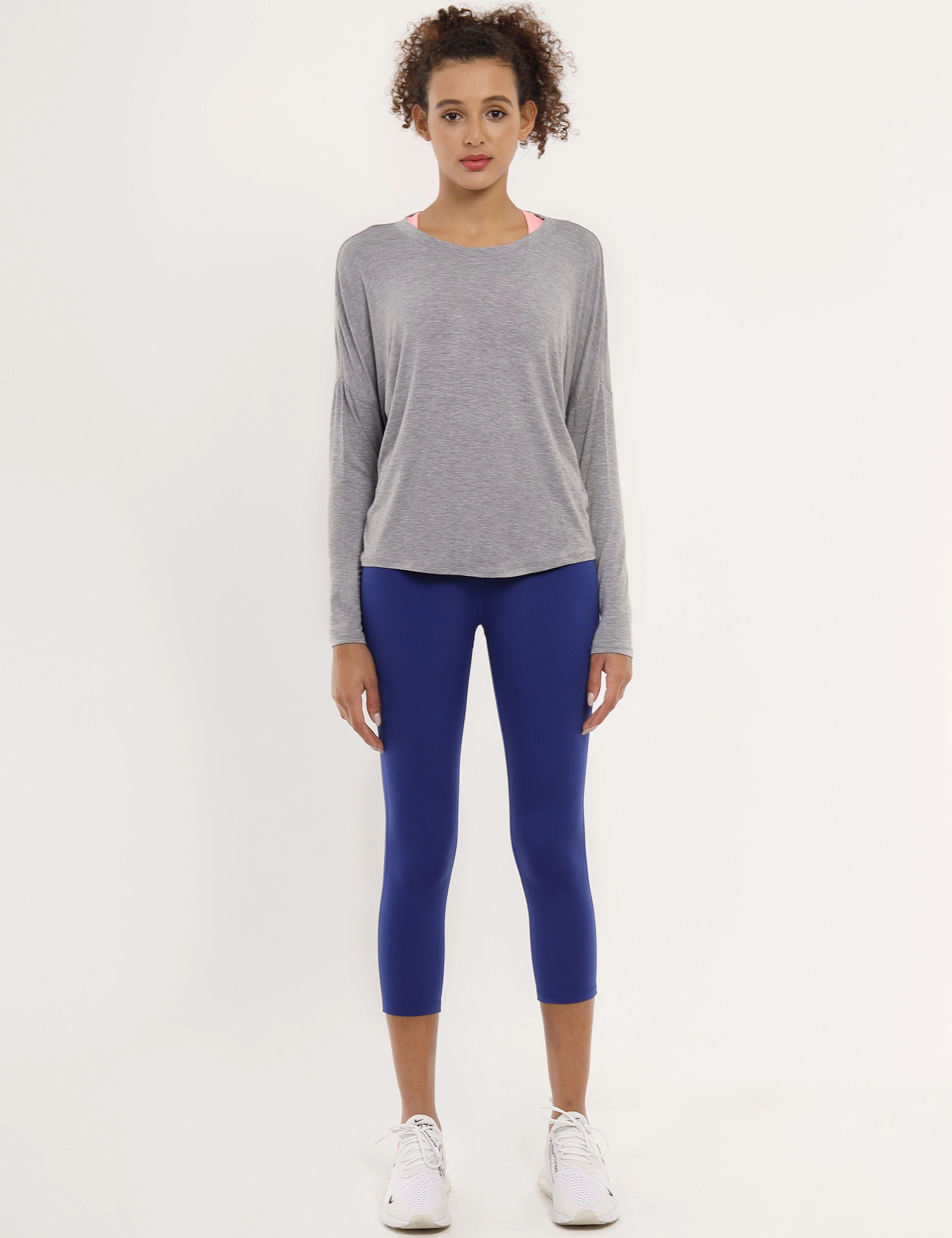 Golf Batwing Tunic Tops heathergray_Golf