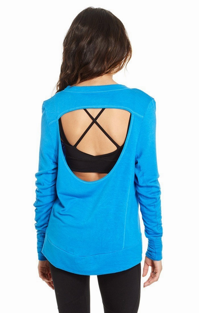 good hYOUman Jules Balance Open Back Sweatshirt 127176