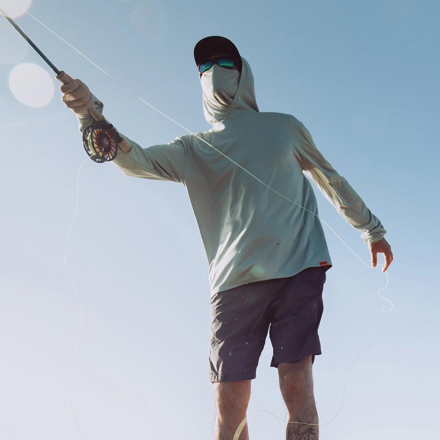 Grundens Tough Sun Masked Hoodie