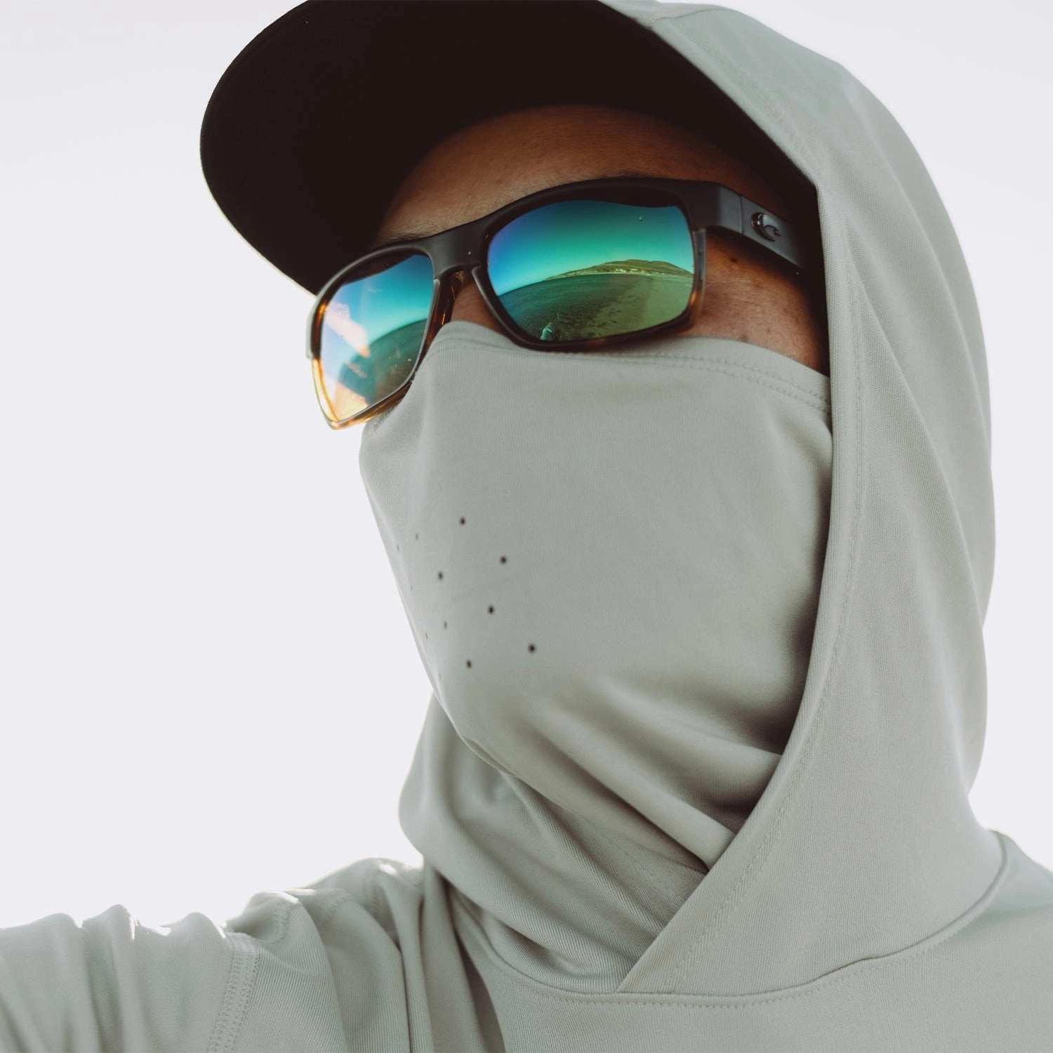Grundens Tough Sun Masked Hoodie