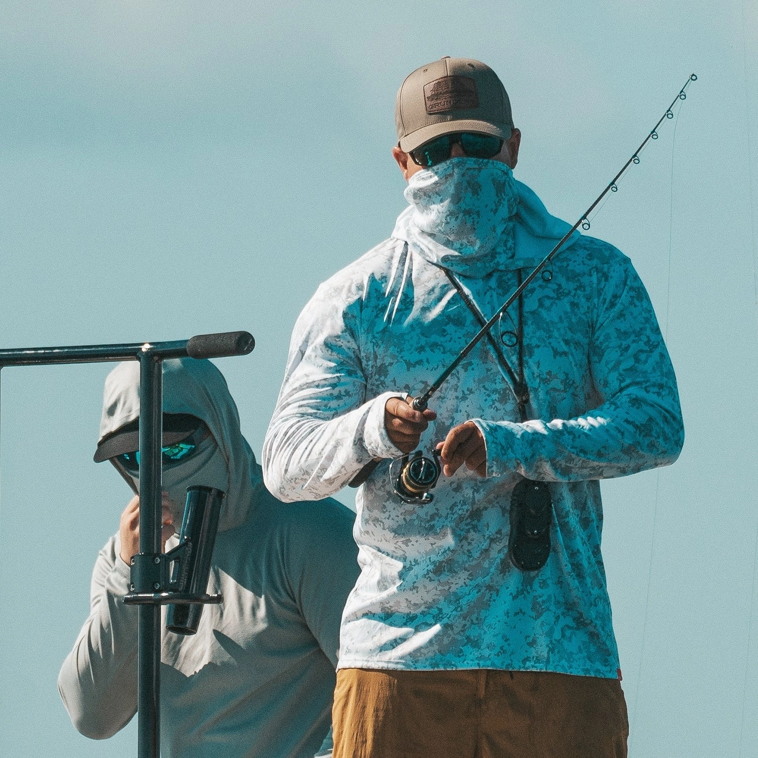 Grundens Tough Sun Masked Hoodie