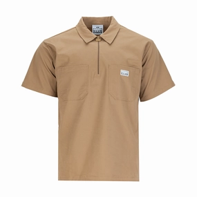 Half Zip Stretch Work Shirt - Mens