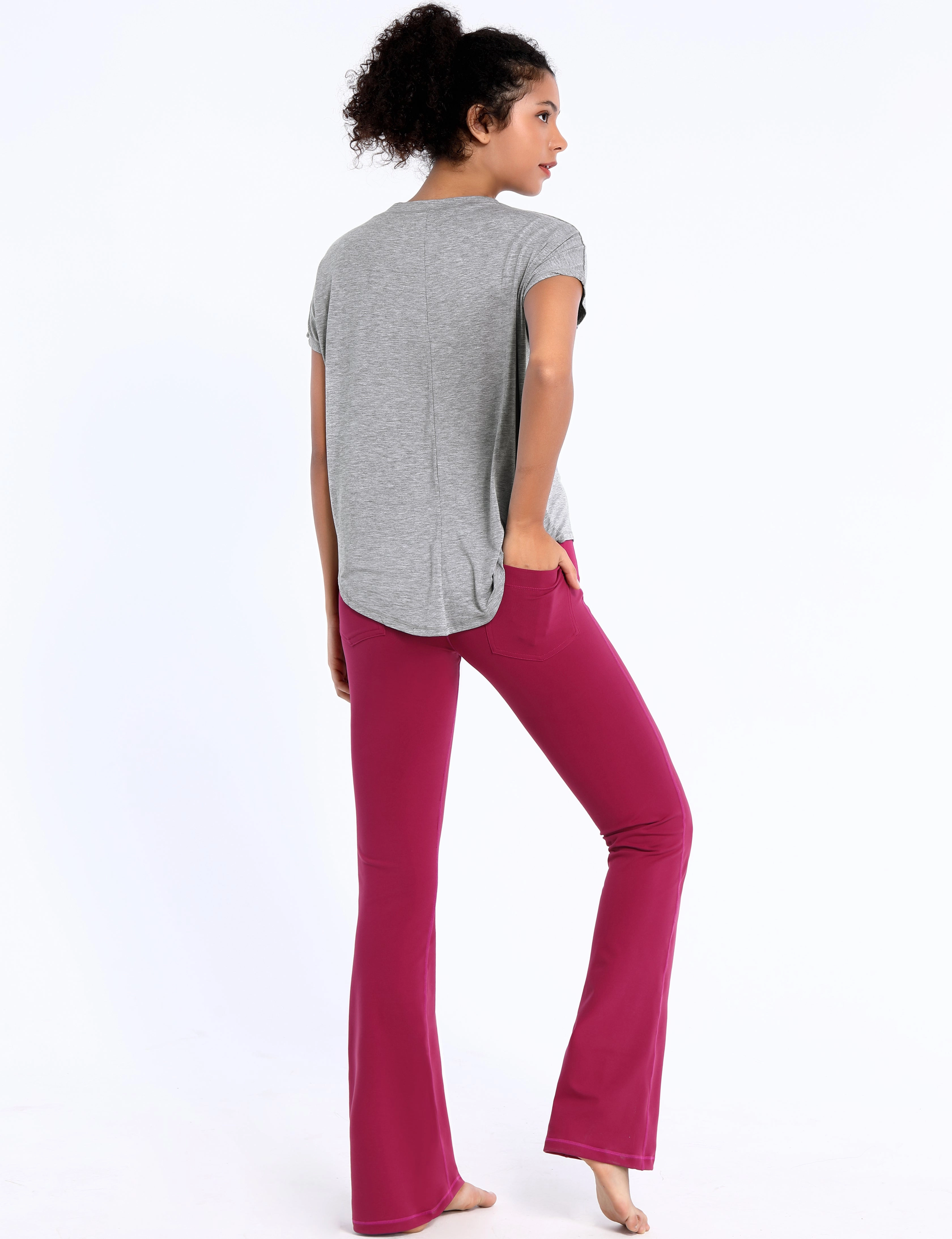 Hip Length Short Sleeve Shirt heathergray_Golf