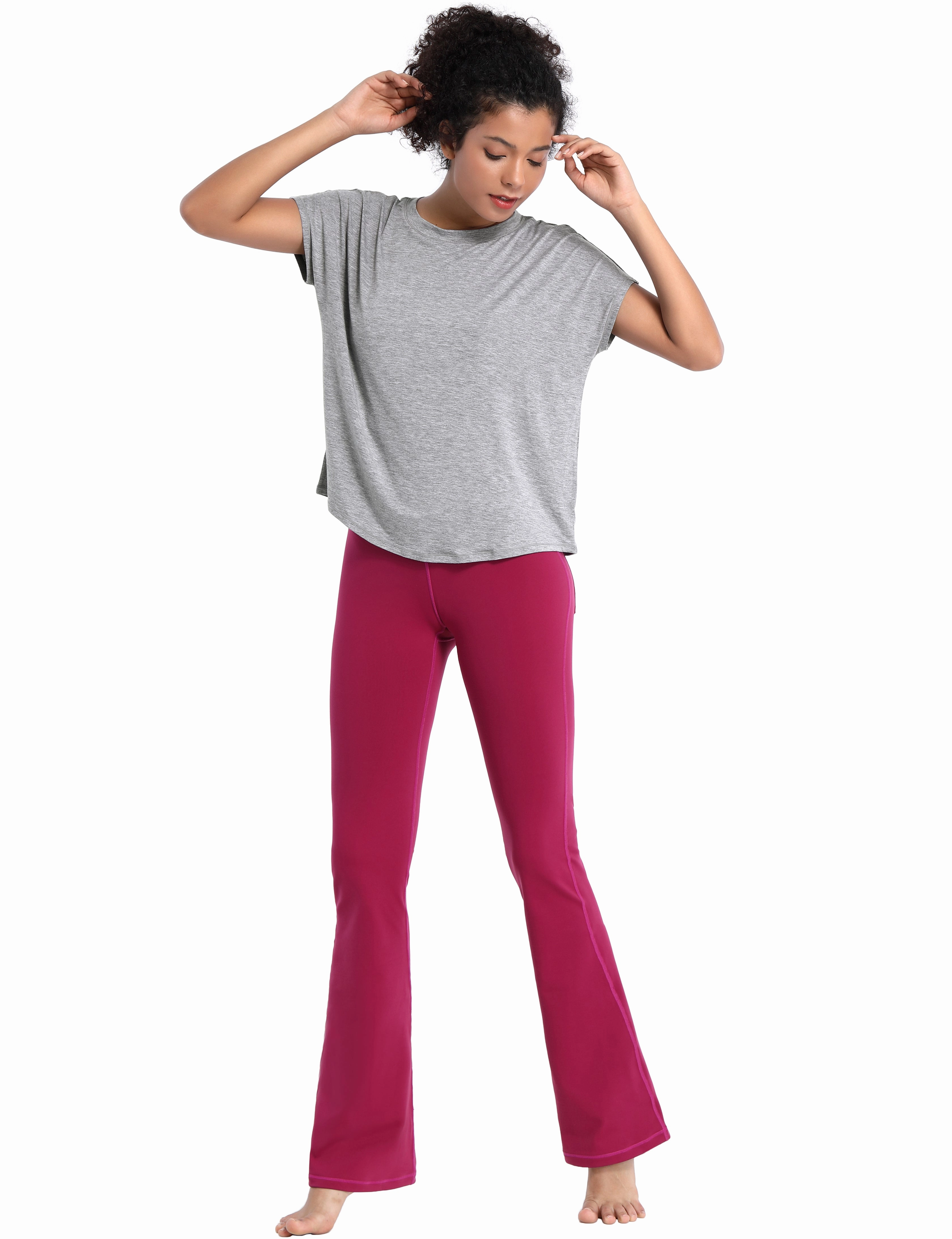 Hip Length Short Sleeve Shirt heathergray_Golf