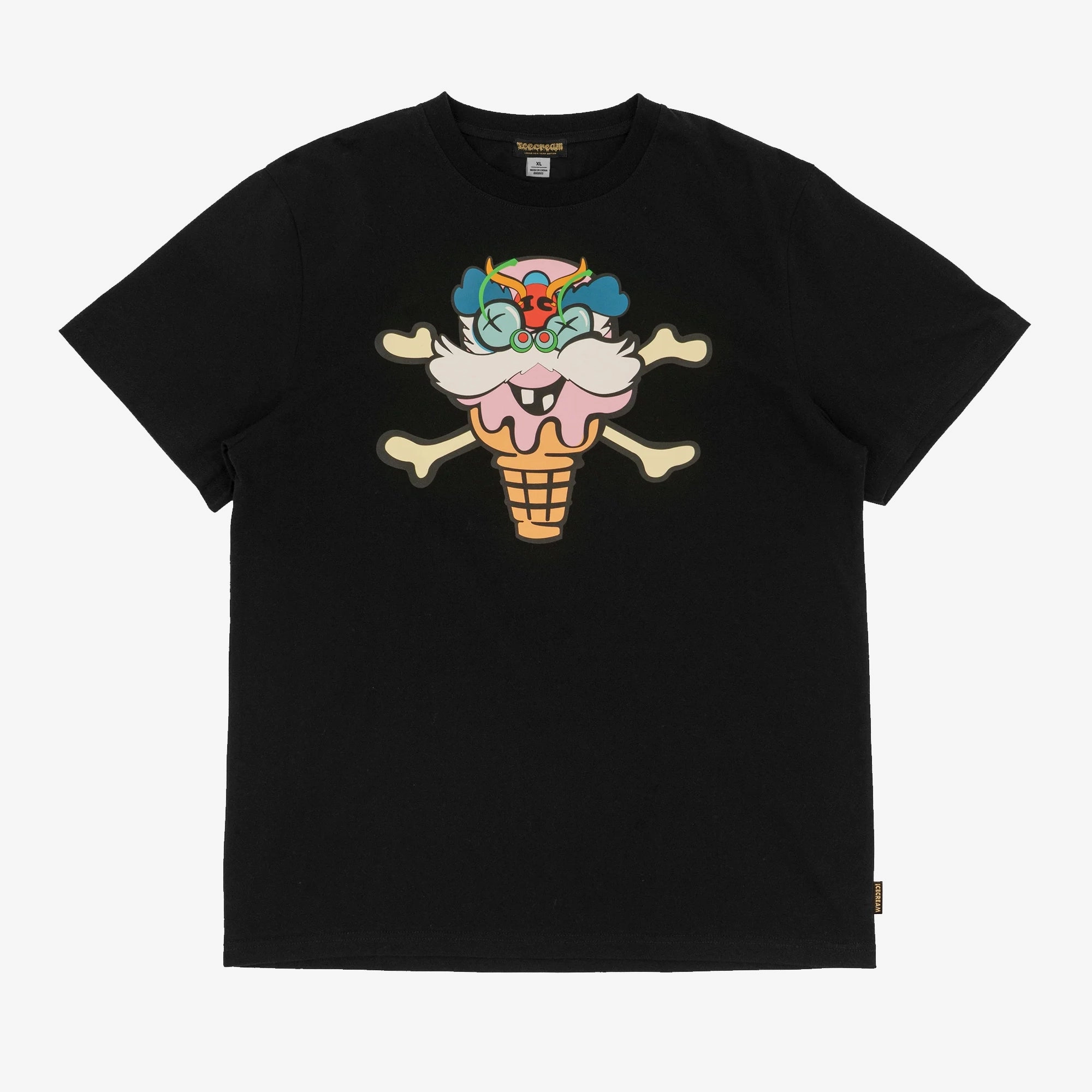 Icecream | LION DANCE T-SHIRT  { BLACK