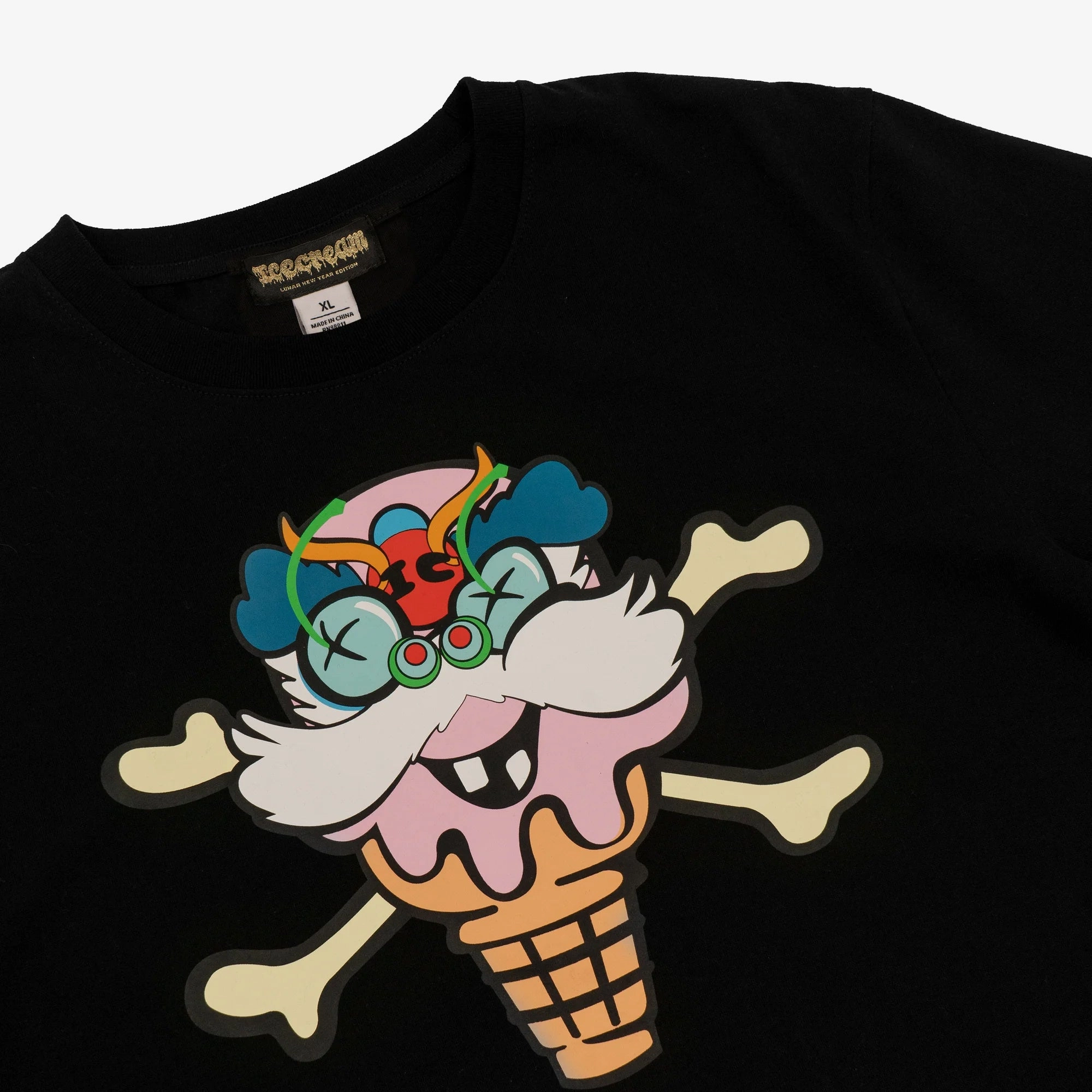 Icecream | LION DANCE T-SHIRT  { BLACK