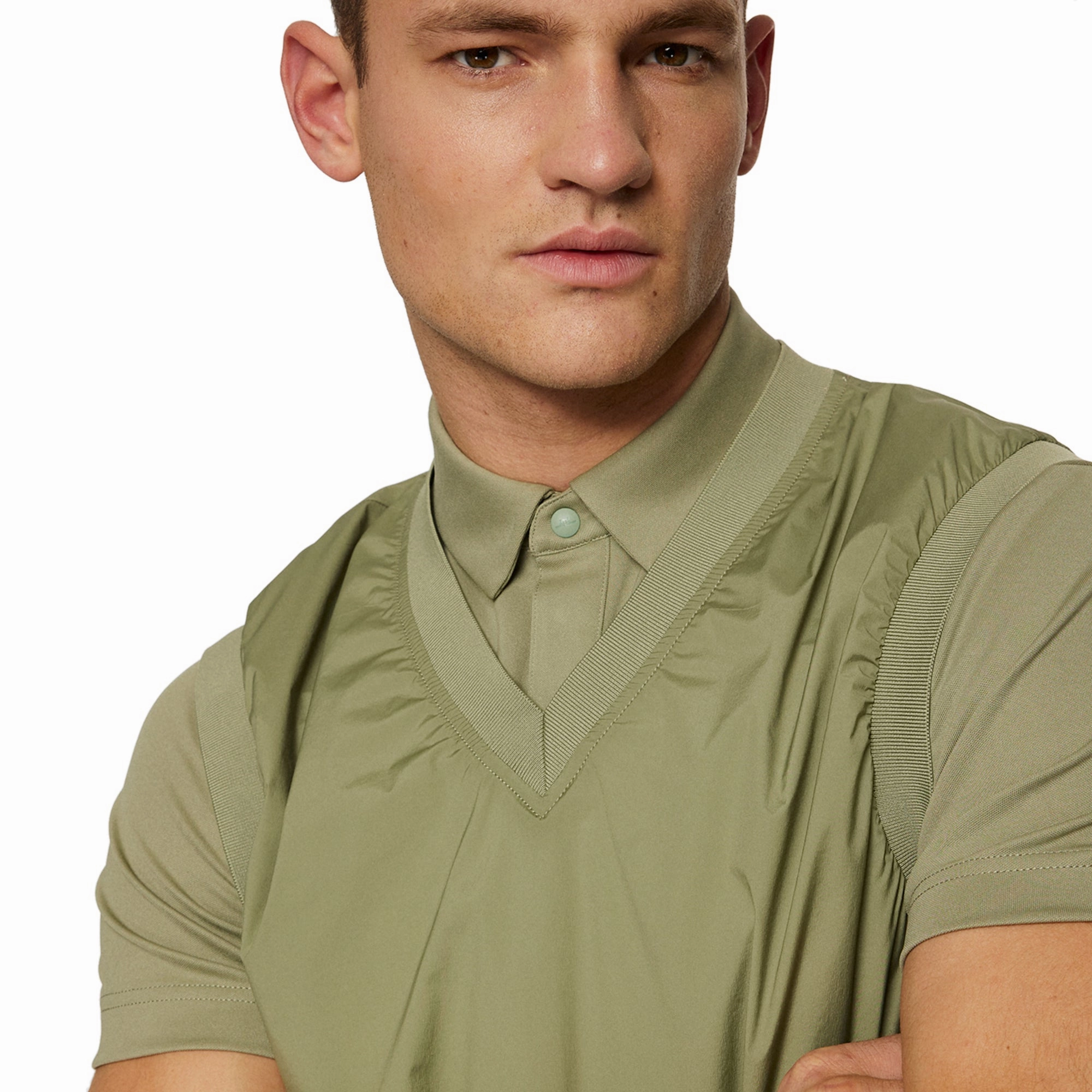 J.Lindeberg Golf Hybrid Vest Windbreaker SS25