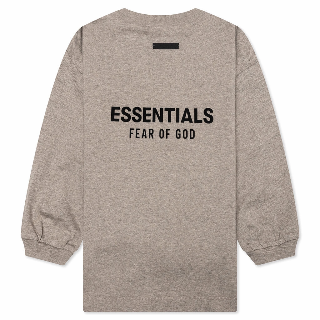 Kid's Jersey Long Sleeve Tee - Heather Gray