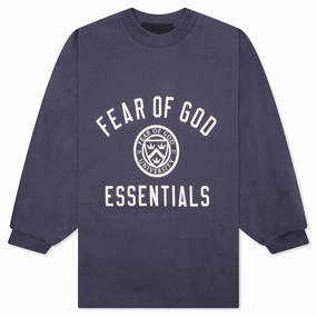 Kid's Jersey Long Sleeve Tee - Marine