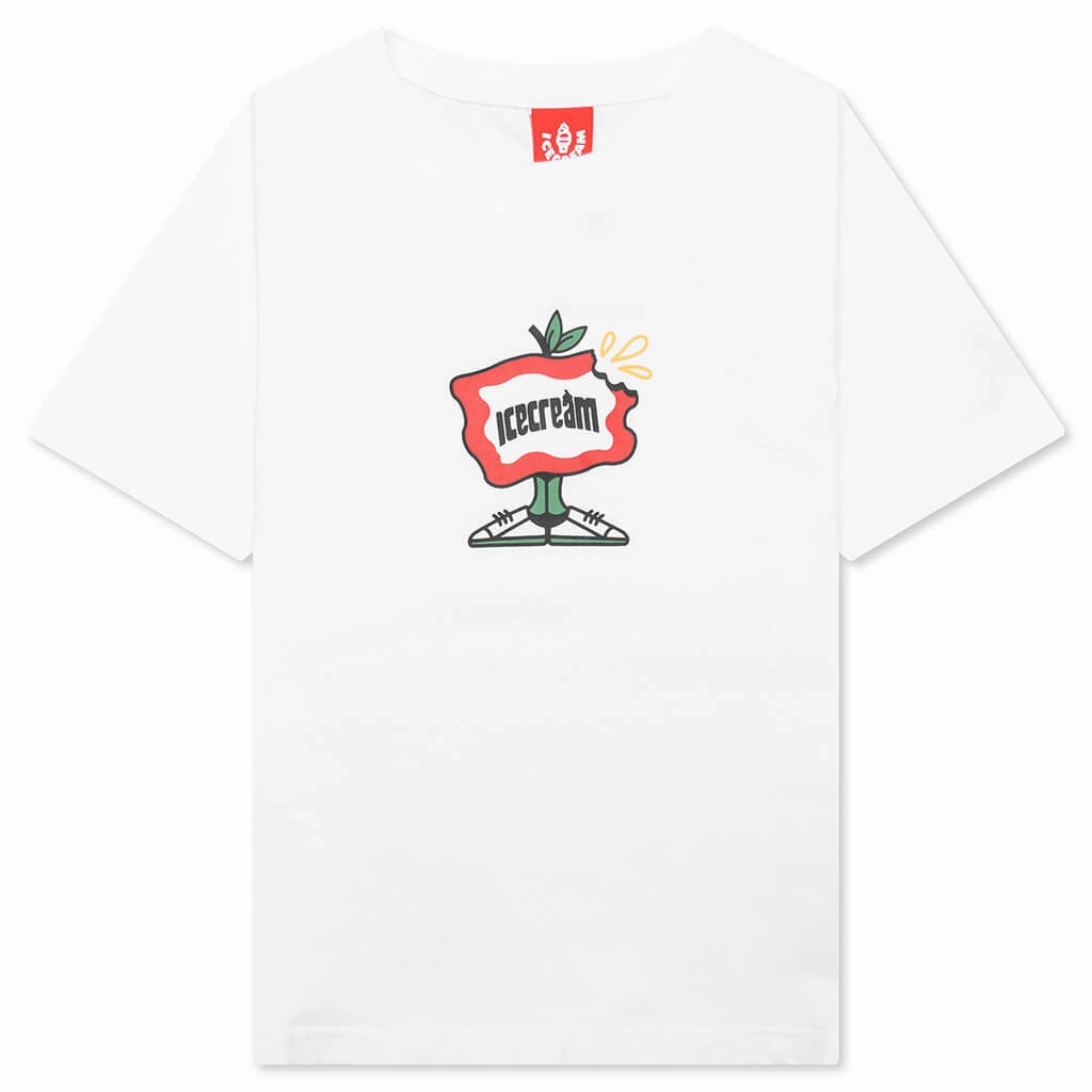 Kids Flag S/S Tee - Bleach White