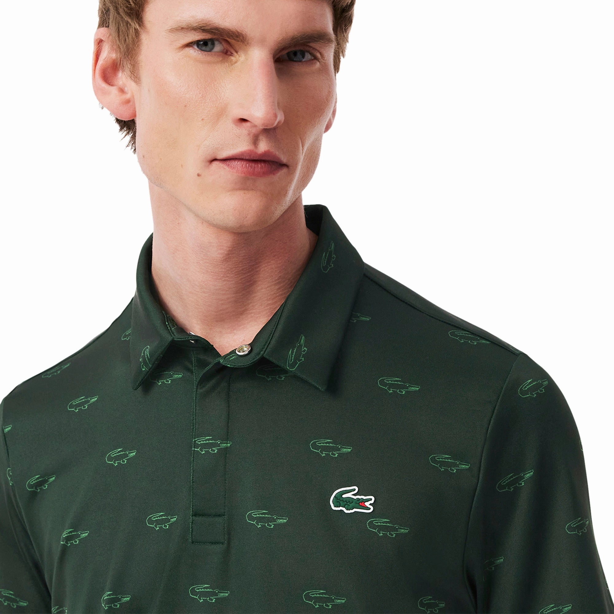 Lacoste Golf All Over Printed Polo Shirt