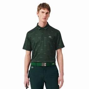 Lacoste Golf All Over Printed Polo Shirt