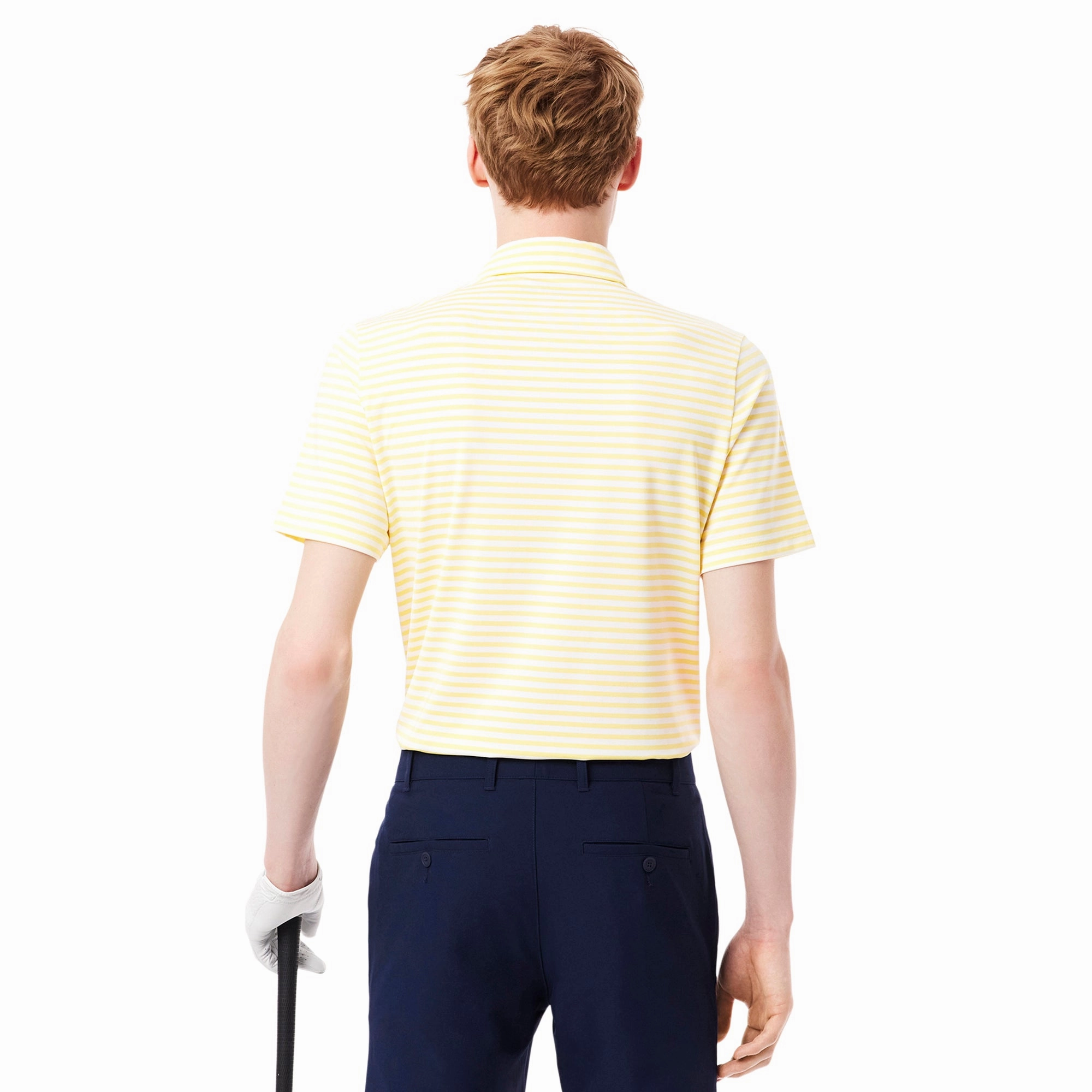 Lacoste Golf All Over Stripe Polo Shirt