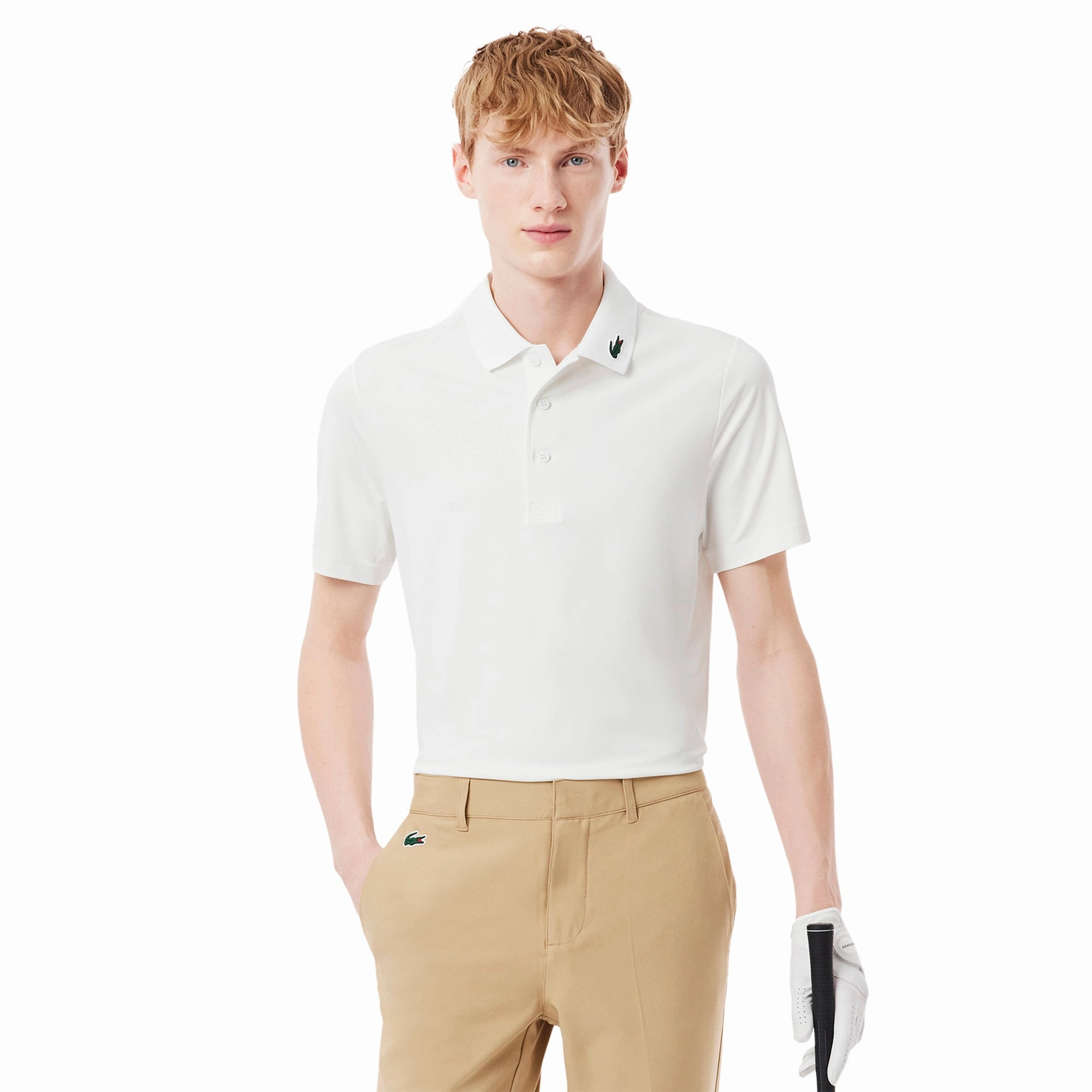 Lacoste Golf Crocodile Collar Polo Shirt
