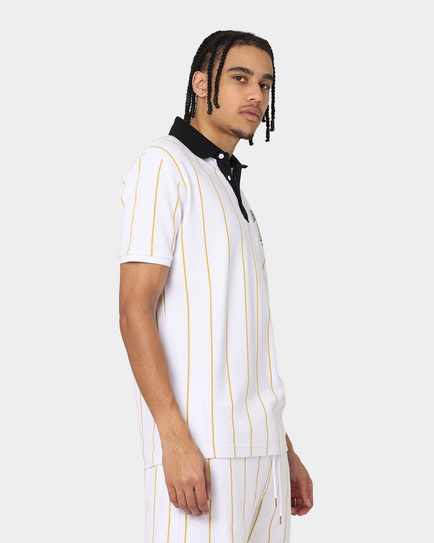 Last Kings Cairo Short Sleeve Polo Shirt White
