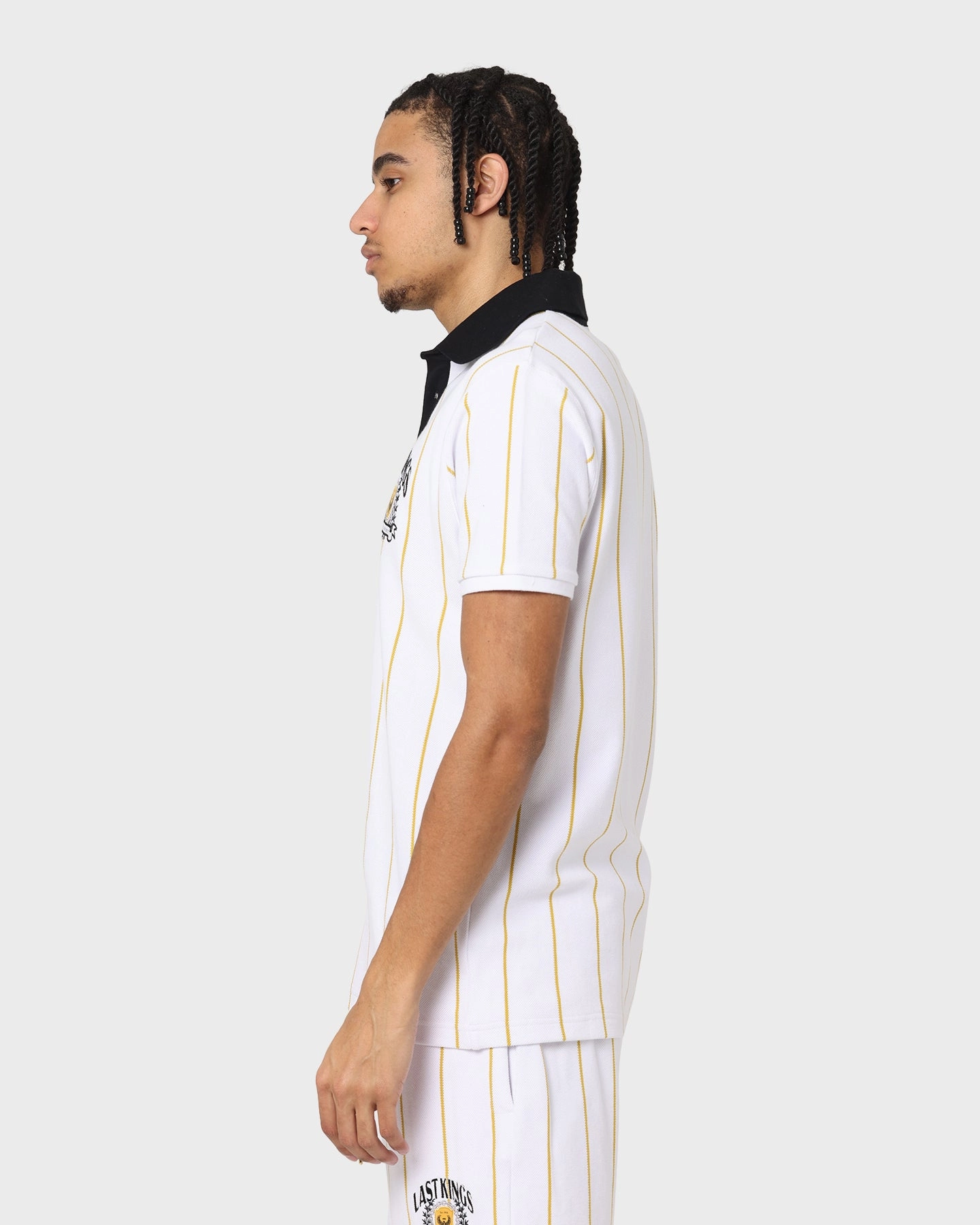 Last Kings Cairo Short Sleeve Polo Shirt White