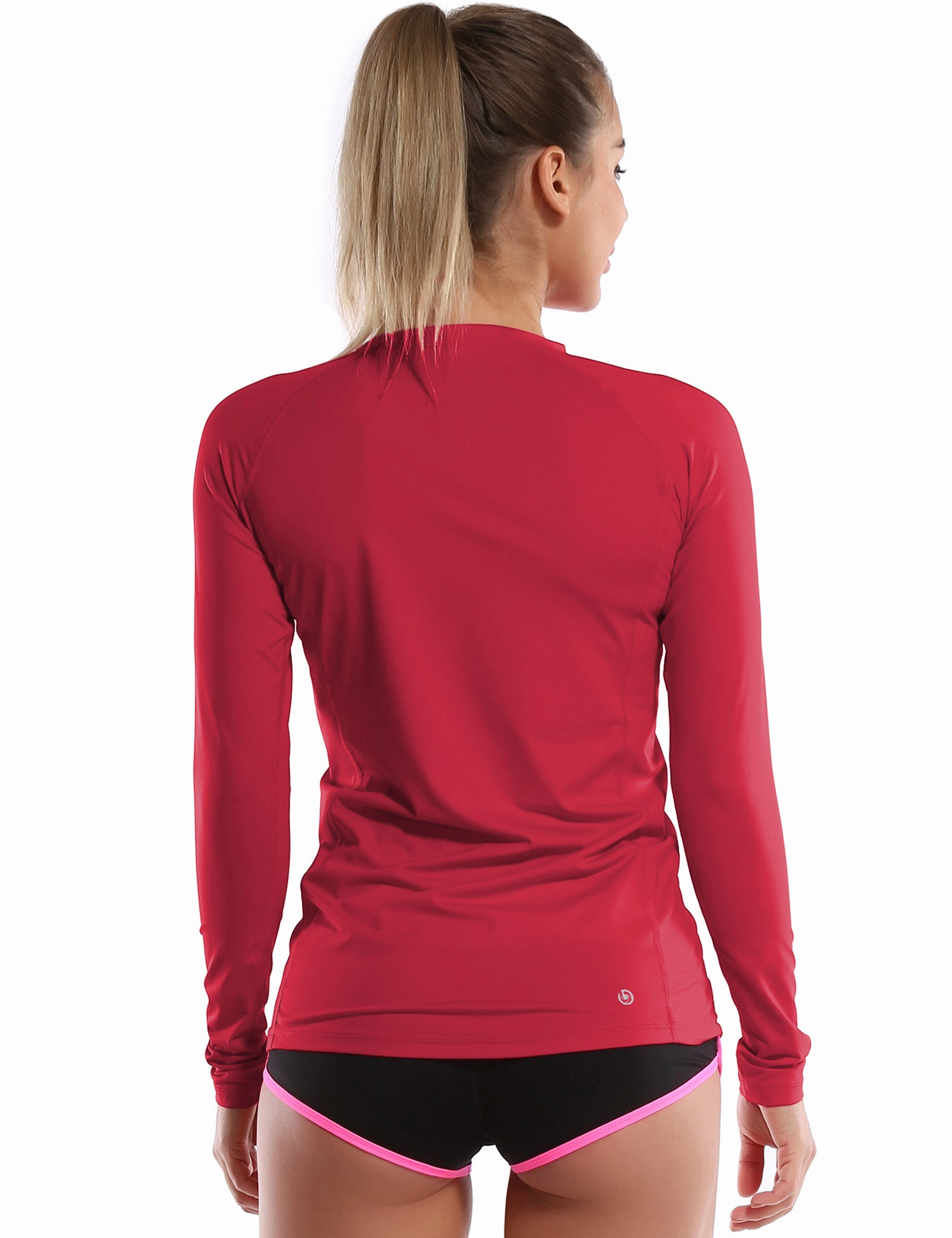 Long Sleeve UPF 50 Rashguard rosecoral_Golf