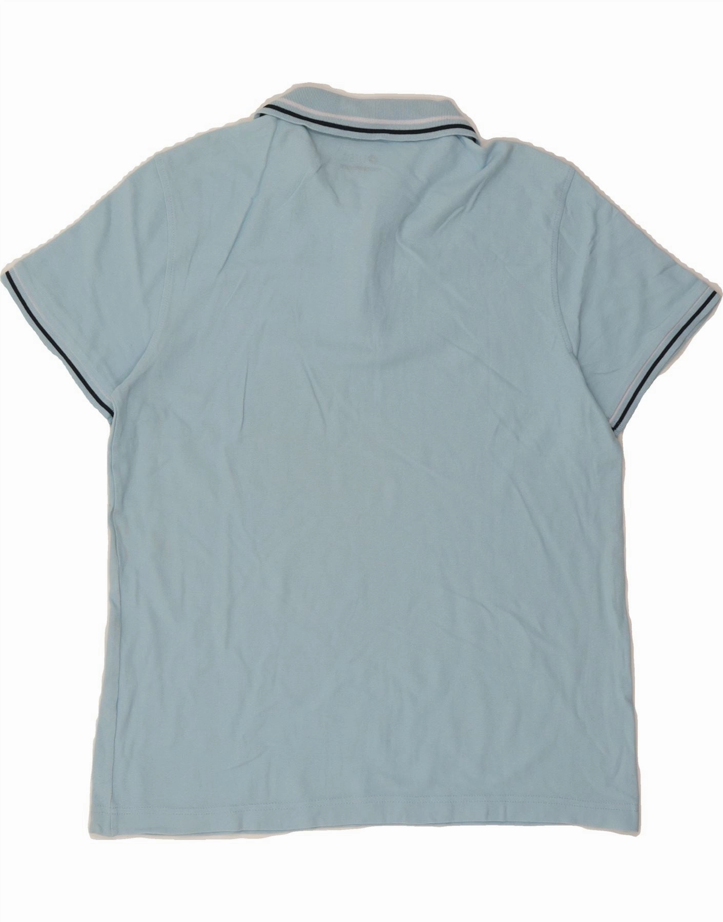 LOTTO Mens Polo Shirt Large Blue Cotton