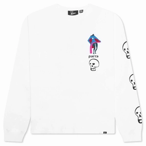 Lowering The Bar Long Sleeve T-Shirt - White