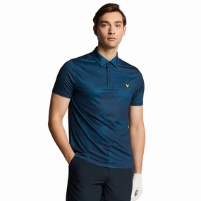 Lyle & Scott Golf Contour Printed Polo Shirt