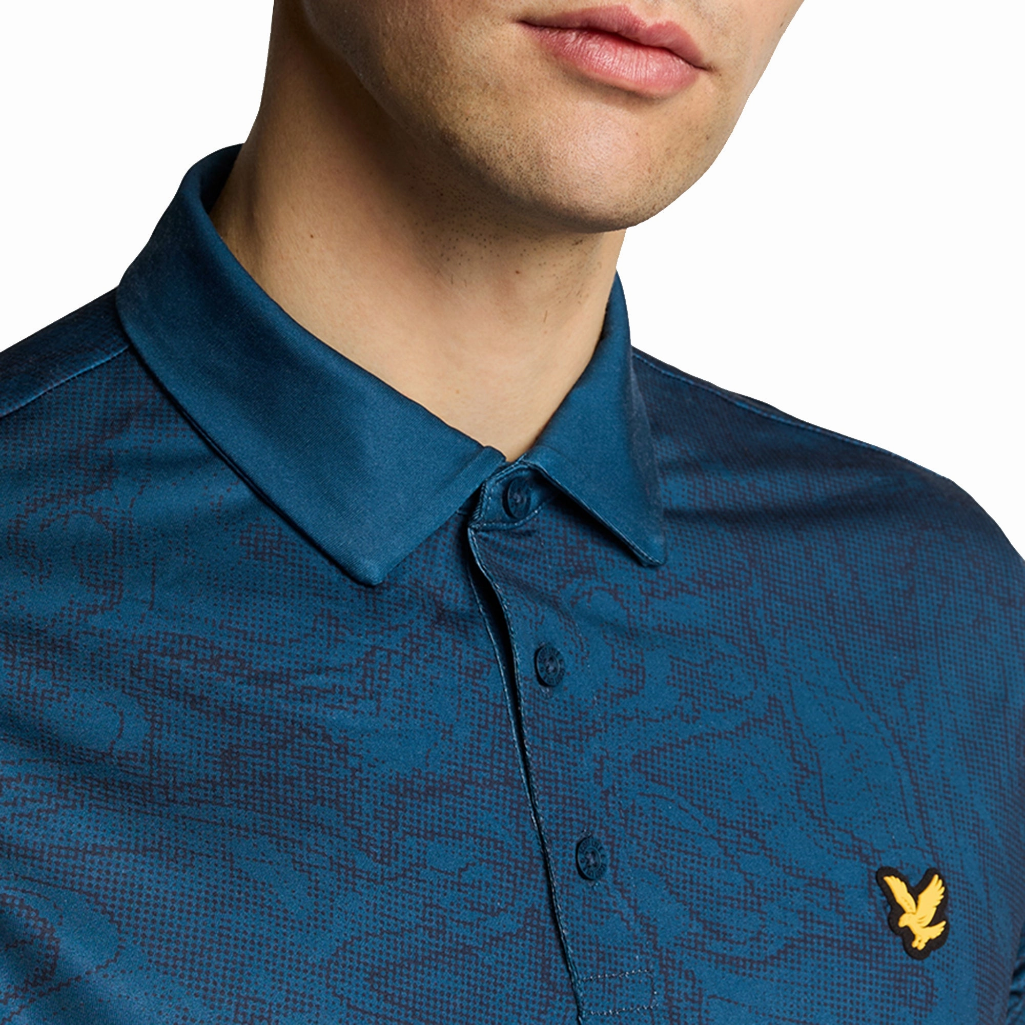 Lyle & Scott Golf Contour Printed Polo Shirt