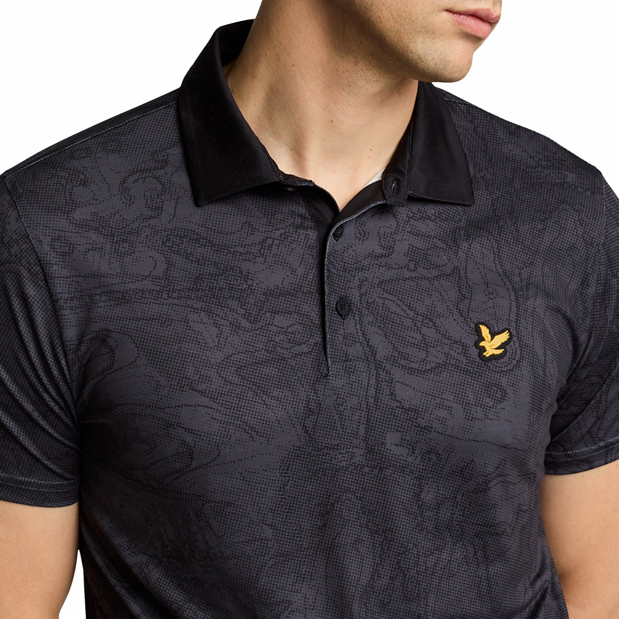 Lyle & Scott Golf Contour Printed Polo Shirt