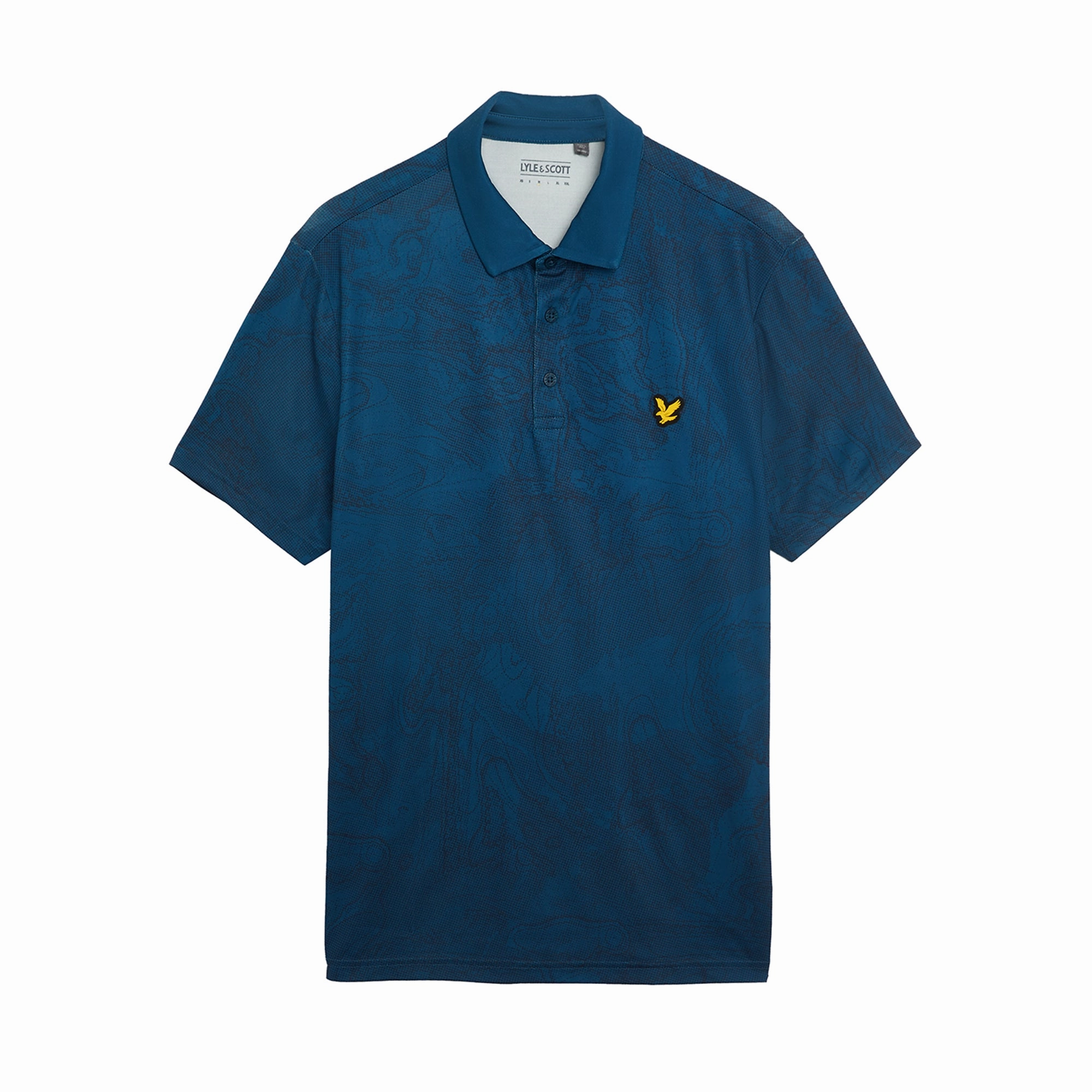 Lyle & Scott Golf Contour Printed Polo Shirt