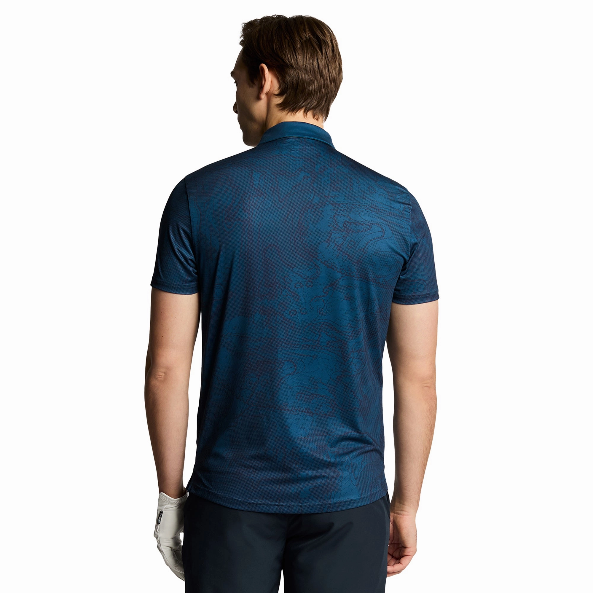 Lyle & Scott Golf Contour Printed Polo Shirt