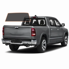 MotoShield Pro Premium Professional 2mil Precut Ceramic Window Tint Film for 2009-2018 Dodge Ram 1500 Crew Cab — (Rear Windshield 5%)   Lifetime Warranty