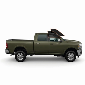 MotoShield Pro Premium Professional 2mil Precut Ceramic Window Tint Film for 2009-2021 Dodge Ram 2500 Crew Cab — (Front Driver/Passenger 35%)   Lifetime Warranty