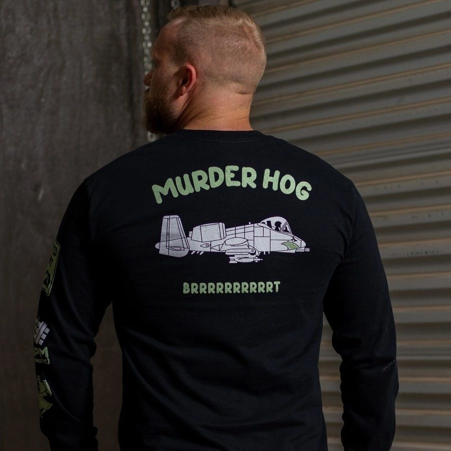 Murder Hog Long Sleeve - Black
